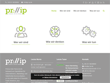Tablet Screenshot of pr-ip.de